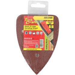 Sanding Tri - 80 Grit 145 X 145 X 100mm 5/pack For Tcms Hook And Loop