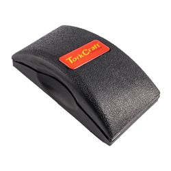 Sanding Block Ergonomic 122 X 66 For Hand Use Black