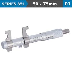 Inside Micrometer 50-75mm Without Setting Ring 0.009mm Acc. 0.01mm Gra