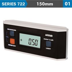 Digital Leveler 360deg 150x60mm 0.05 Deg. Res. Al Frame