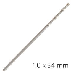 ALPEN Pro Hss 1mm Drill Din 338 Rn 135 Split Point Plastic Wallet (1