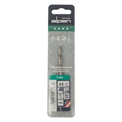 ALPEN Pro Hss 4.8mm Drill Din 338 Rn 135 Split Point Plastic Wallet (
