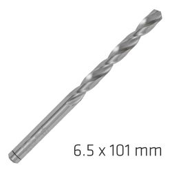 ALPEN Pro Hss 6.5mm Drill Din 338 Rn 135 Split Point Plastic Wallet