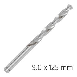 ALPEN Pro Hss 9mm Drill Din 338 Rn 135 Split Point Plastic Wallet