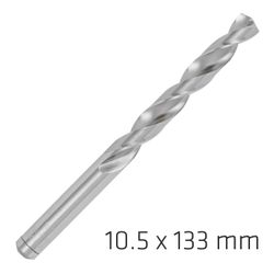 ALPEN Pro Hss 10.5mm Drill Din 338 Rn 135 Split Point Plastic Wallet