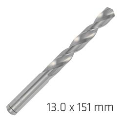 ALPEN Pro Hss 13mm Drill Din 338 Rn 135 Split Point Plastic Wallet