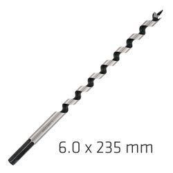Wood Auger Drill Bit 6 X 235mm