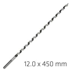 Wood Auger Drill Bit 12 X 450mm