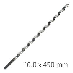 Wood Auger Drill Bit 16 X 450mm