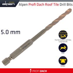 Roof Tile Drill Bit 5.0mm Bulk