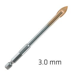 Glass And Tile Drill Bit 3mm