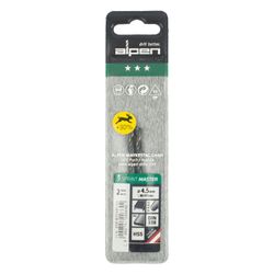Hss Sprint Master 4.5mm X2 Sleeved Din338 ALPEN Drill Bit