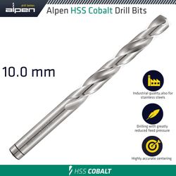 Hss Cobalt Drill Bit 10mm