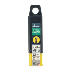 Hss Sprint Master 5.0mm 10-pack Hang Tag Din 338 ALPEN Drill Bits