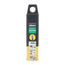 Hss Sprint Master 6.0mm 10-pack Hang Tag Din 338 ALPEN Drill Bits