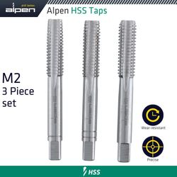 Hand Tap Set In Pouch M2 Hss 0.5mm Pitch