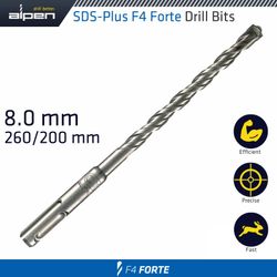 Sds Plus Bit 260 X 200mm 8mm Bulk
