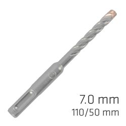 Force X 7.0 X 110/050 Sds-plus Rebar Drill Bit X4 Cutting Edges