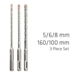 Sds Plus F4 5 6 8 X160mm 3 Pce Set
