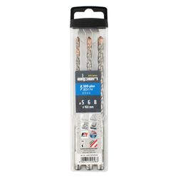 Sds Plus F4 5 6 8 X160mm 3 Pce Set