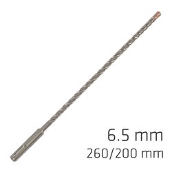 Force X 6.5 X 260/200 Sds-plus Rebar Drill Bit X4 Cutting Edges