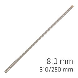 Force X 8.0 X 310/250 Sds-plus Rebar Drill Bit X4 Cutting Edges
