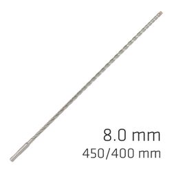 Force X 8.0 X 450/400 Sds-plus Rebar Drill Bit X4 Cutting Edges