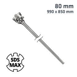 Sds Max Mill Crown 80mm X 990 X 850 Drill Bit