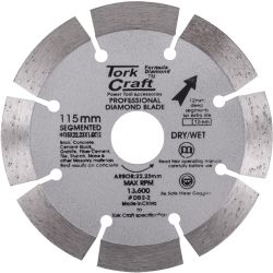 Diamond Blade Segmented 115mm With 12mm Segments