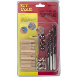 Dowel Kit 6/8/10mm - 43 Piece