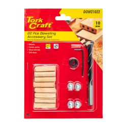 Doweling Accessory Kit 10mm - 22 Piece (birch Wood)