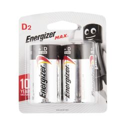 Max D Battery-2pack (moq6) ENERGIZER