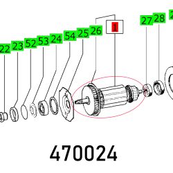 Armature (240v) Pollux 180e 317.675 230v