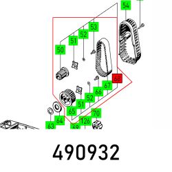 Belt Drive Et-teil Bs 105 E