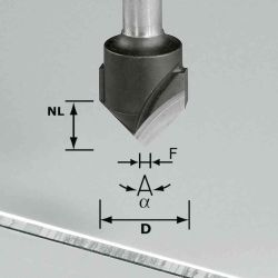 Cutter-v Groo Hw D18-90grad (alu)