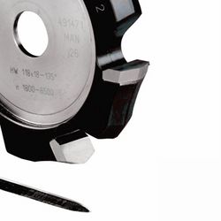 Cutter - V Groo Hw 118x18-135grad-alu