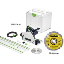 Ts55 + Pt16060al Alum Saw Blade 160x2.2x20x60t