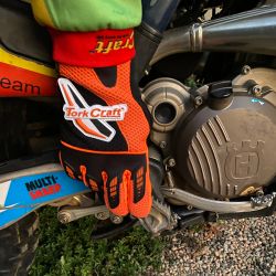 Limited Edit. 2xl Racing Glove Orange Syn. Leather