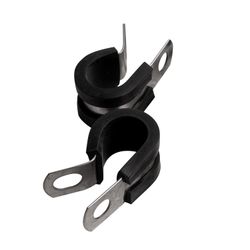 Hose Clamp 12mm X 12mm B/width Rubber Lined Bulk