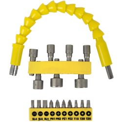 19 Piece Flex. Shaft & Nutsetter Set