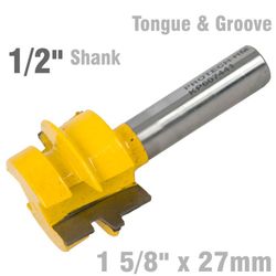 Tongue And Groove Taper (wedge Taper) 1 5/8' X 27mm 1/2' Shank