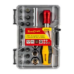 S/driver Insert & Socket Bit Set 23pc With Bit Holder