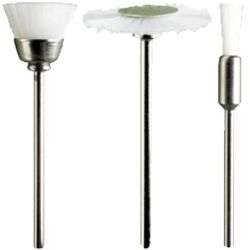 Assorted White Nylon Brushes. 3pcs