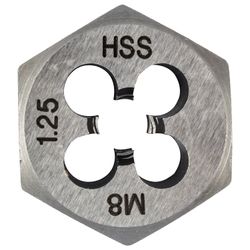 Die Hss Hex 8x1.25mm 1