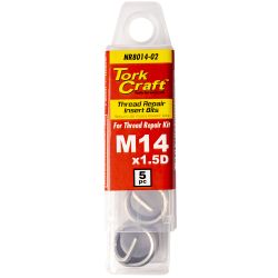 Thread Repair Kit M14 X 1.5d Replacement Inserts 5pce