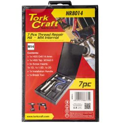Thread Repair Kit 7pc M14 X 2.0mm Internal (metal Box)