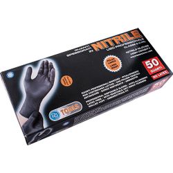 Nitrile Gloves Large 50 Pce High Density ( X25 Pairs )
