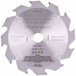 Saw Blade Tct 160x2.2x20x12t Wood Prof. PRO-TECH Fes. Ts55 Pw12