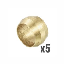 Ferrule Brass 5/16' 5pc Pack