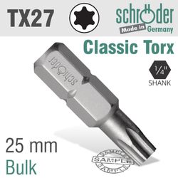 Torx Tx 27 Classic Bit 25mm
